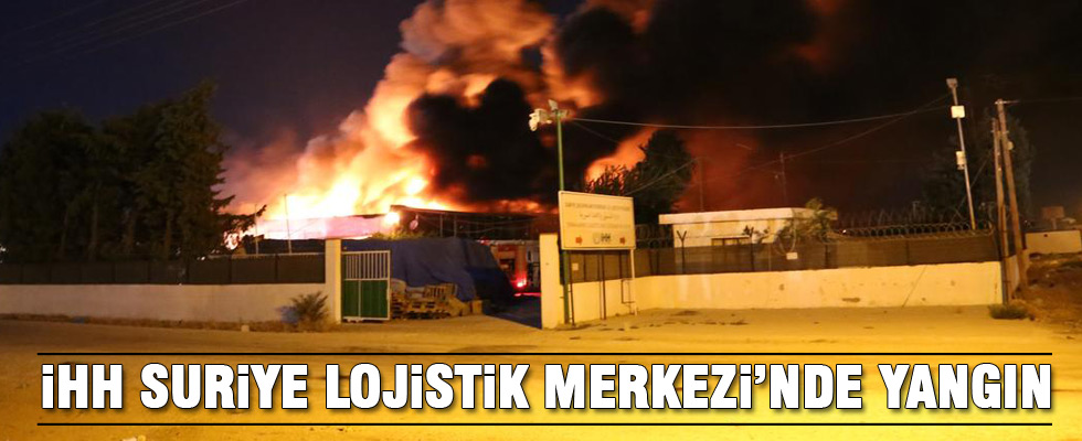 İHH merkezinde yangın