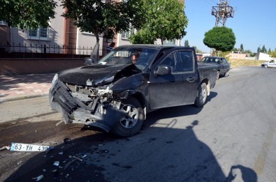 Kahramanmaraş'ta Trafik Kazası Açıklaması 1 Yaralı