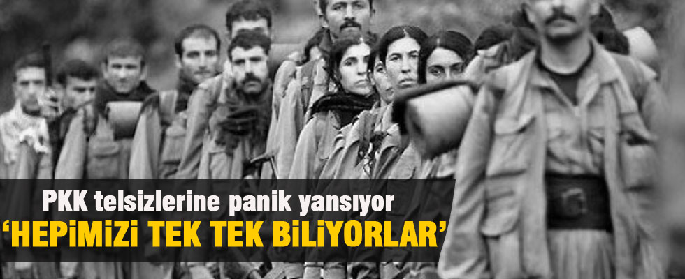 PKK telsizlerinde operasyon paniği