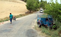 ÇOLAKLı - Tarım Aracı Devrildi Açıklaması 2 Yaralı