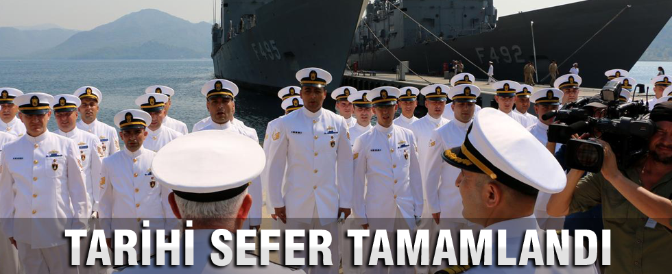 TCG Gediz tarihi seferini tamamladı