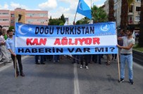 İBRAHIM KÜRŞAT TUNA - Çanakkale'de Doğu Türkistan'a Destek Yürüyüşü