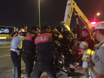 Beşiktaş'ta trafik kazası: 2 Polis Yaralı