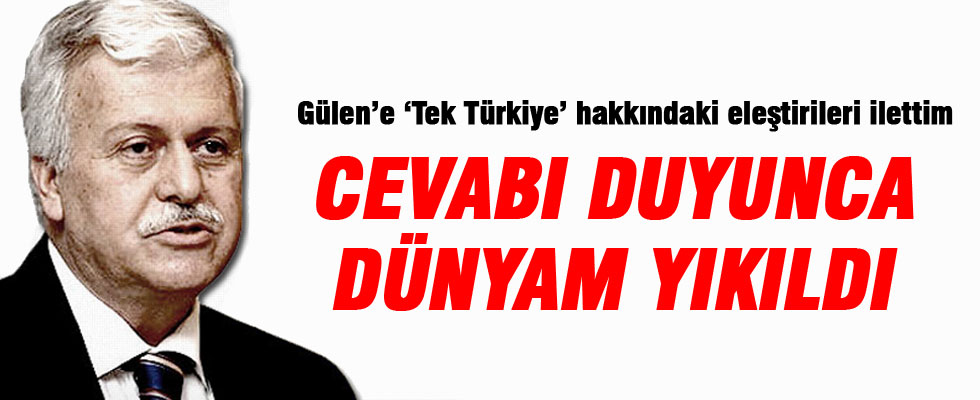 Gülen de Tek Türkiye'den şikayetçiymiş!