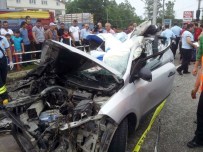 Samsun'da Trafik Kazası Açıklaması 2 Ölü, 1 Yaralı