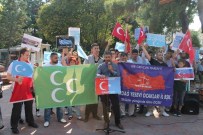 NAMAHREM - Yesevi Kültür Ocakları Tekirdağ Şubesi Çin'i Protesto Etti