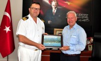 İSMAİL AYHAN TAVLI - Lapseki Garnizon Komutanı Deniz Albay Şenveli'nin Veda Ziyaretleri