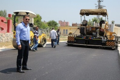 Toroslar'da Trafiği Rahatlatacak Yol Çalışması