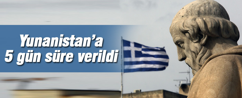 AB'den Yunanistan'a 5 gün süre