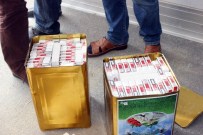 DİNLENME TESİSİ - Peynir Tenekelerinden Kaçak Sigara Çıktı