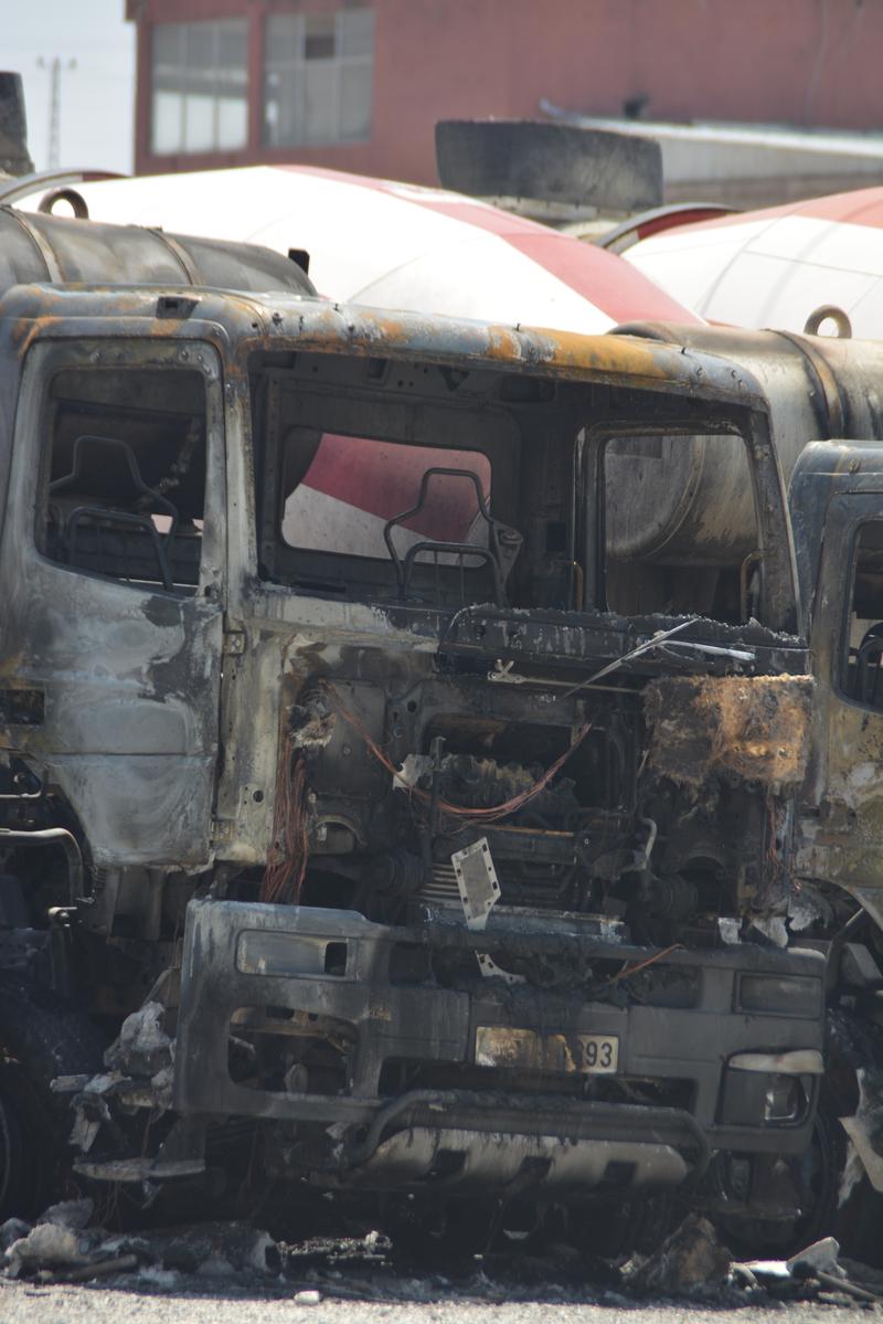 İş makinelerinin kundaklanmasına özel ekip