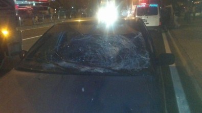 3 Gün Önce İşe Başlayan Servis Şoförüne Otomobil Çarptı