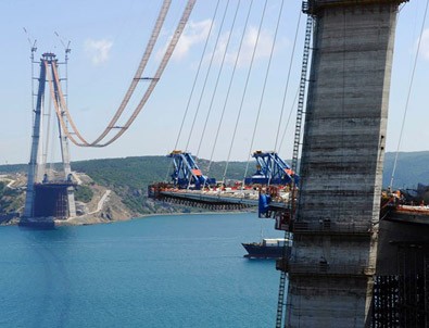 3. köprünün yüzde 70'i tamamlandı