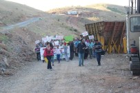 TAŞ OCAĞI - Malatya'da Taş Ocağı Eylemi