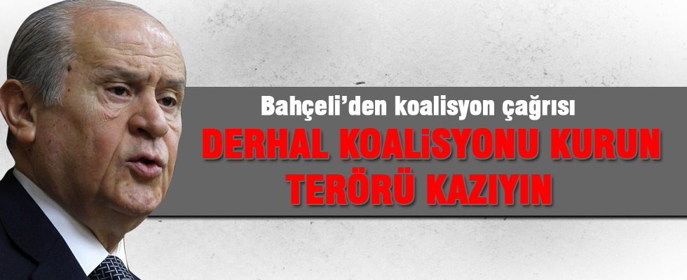 MHP Genel Başkanı Bahçeli'den 'Hükümeti Kurun' çağrısı