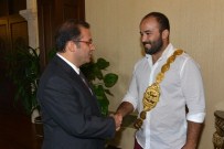 Başpehlivan Orhan Okulu Vali Türker'i Ziyaret Etti