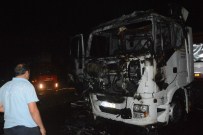 Nusaybin'de Kontak Anahtarına El Konulan Tıra Molotoflu Saldırı