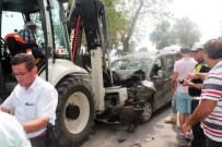 Tekirdağ'da 4 Aracın Birbirine Girdiği Kazada 2 Kişi Yaralandı