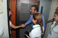 KOZANLı - Başkan Çetin'den Çat Kapı Ziyaret