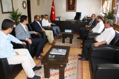 Başkan Karaçoban'dan Kaymakam Bilgin'e Ziyaret