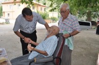 UZUN ÖMÜR - Başkan Turgut'tan 105'Lik Mehmet Dede'ye Ziyaret