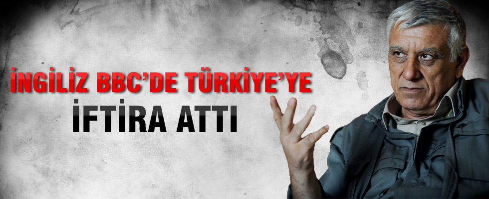 Cemil Bayık'tan Türkiye'ye skandal iftira