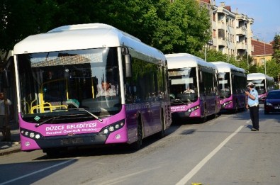 Konuralp'de Yeni Otobüsler Seferde Olacak