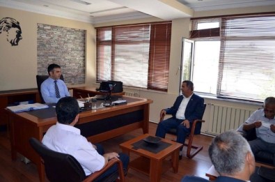 Başkan Eroğlu'ndan Kaymakam Yılmaz'a Hoşgeldin Ziyareti