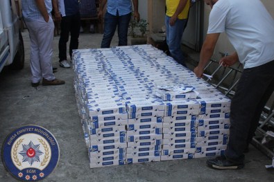 Bursa'da 11 Bin 500 Paket Kaçak Sigara Ele Geçirildi