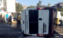 MİNİBÜS ŞOFÖRÜ - Kaçakları Taşıyan Minibüs Kaza Yaptı