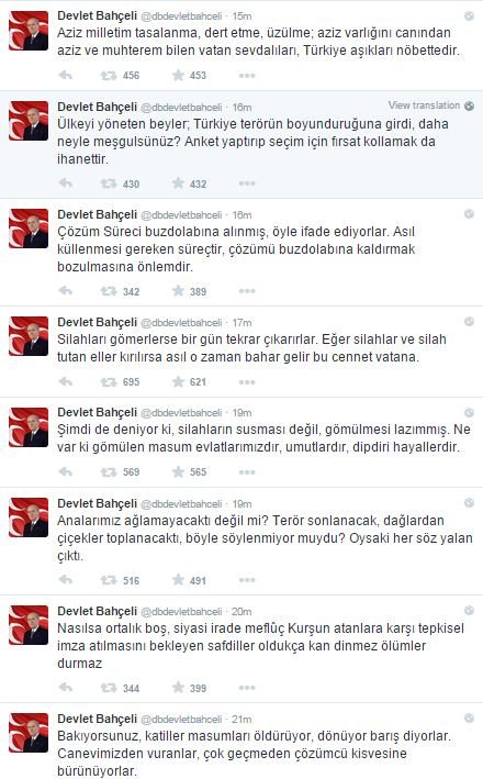 Bahçeli'den Erdoğan ve Davutoğlu'na flaş cevap