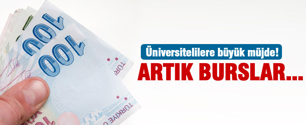 Burslar üniversitelilerin yüzünü güldürecek