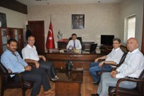 Başkan Kale'den, Kaymakam Sürücü'ye Hoşgeldin Ziyareti