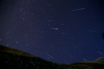 Fotoğraf Tutkunları Palandöken'de Yıldız Kaymasını Gözlemledi
