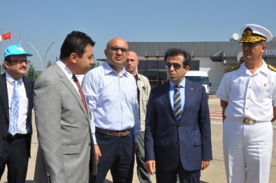 Kocaeli Valisi Hasan Basri Güzeloğlu, Cengiz Topel Havalimanında İncelemelerde Bulundu
