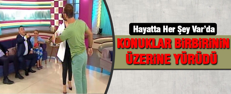 Stüdyoda kavga çıktı