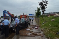 Takla Atan Araçtan Yara Almadan Kurtuldu