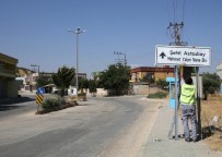 CELAL DOĞAN - Şehit Astsubay Mehmet Yalçın Nane'nin Adının Verildiği Bulvara Tabela Asıldı