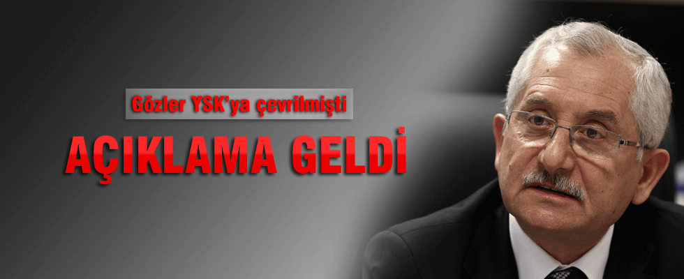 YSK Başkanı Sadi Güven'den seçim açıklaması