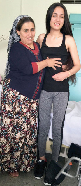 Mutlu Kaya yürümeye başladı