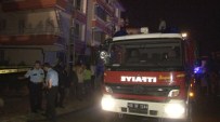 ELEKTRİK TELİ - Başkent'te Yıldırım Düşen Binada Yangın Çıktı