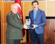 YUSUF ALEMDAR - İl Jandarma Komutanı Şimşiroğlu'ndan, Başkan Alemdar'a Veda Ziyareti