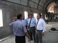 ALI FIDAN - Vali Fidan Konuralp Kız Kur'an Kursu İnşaatını Gezdi