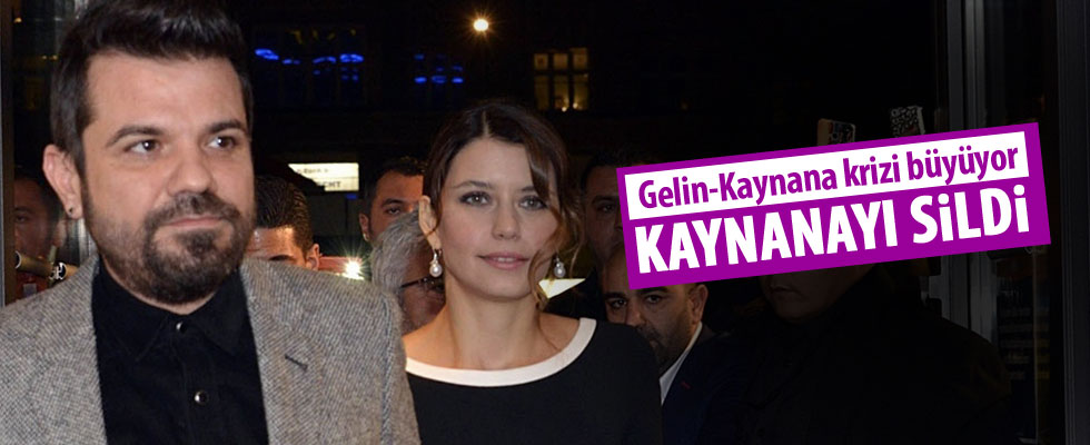 Beren Saat kaynanayı sildi