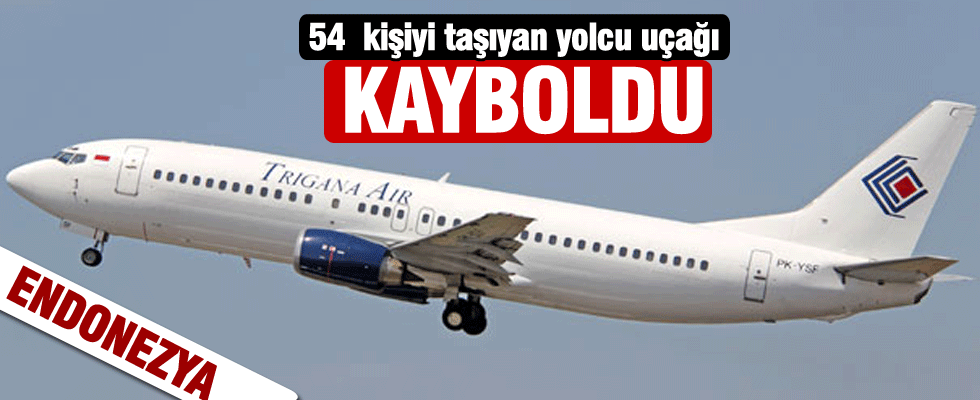 Endonezya'da yolcu uçağı kayboldu