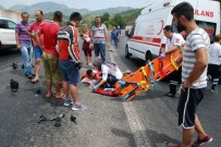 Kumluca'da Kaza Açıklaması 1 Yaralı