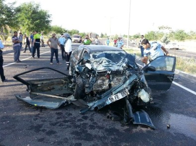 Nevşehir'de Trafik Kazası Açıklaması 1 Ölü, 2 Yaralı