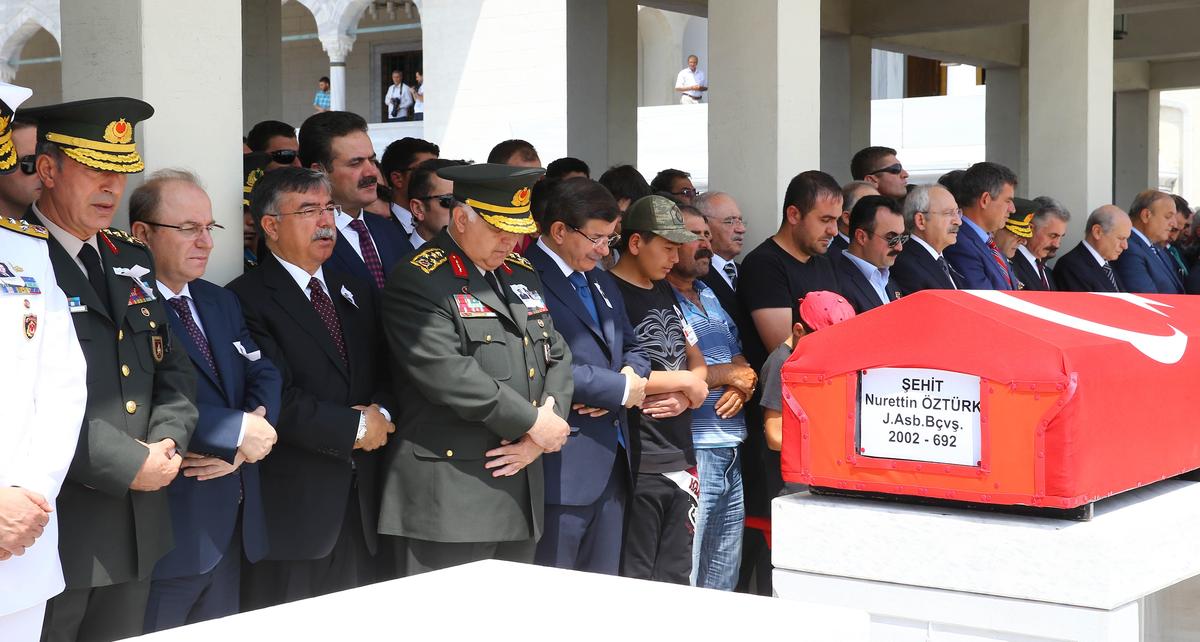 Şehit Öztürk'e son veda