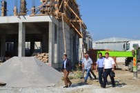 SUAT YıLDıZ - Bozyazı Kaymakamı Yıldız, Ortaokul İnşaatını İnceledi