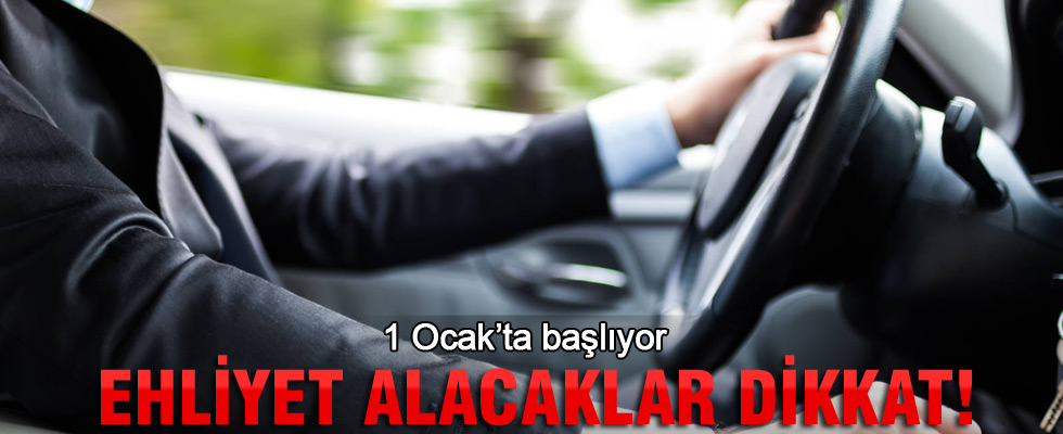 Ehliyet alacaklara uyarı